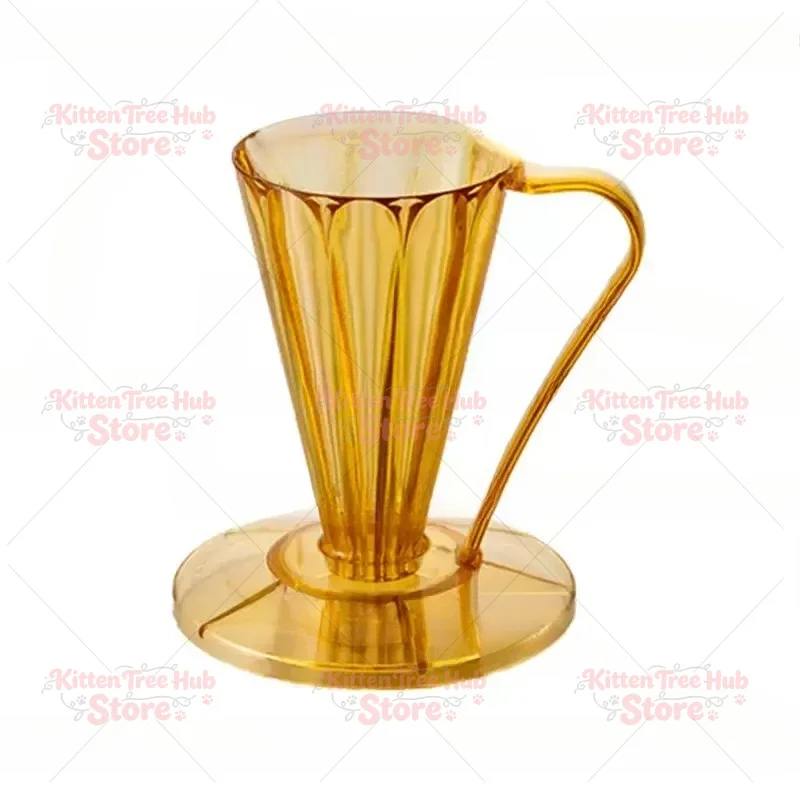 Hand-brewed Coffee Drip Filter Cup, Petal-shaped Cone