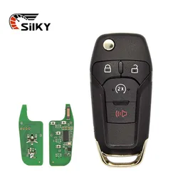 SilKY car remote key carro para llave ford 150 250 2015-2020, entrada keyless, 4 botões, N5F-A08TDA, 902MHz, 49 Chip