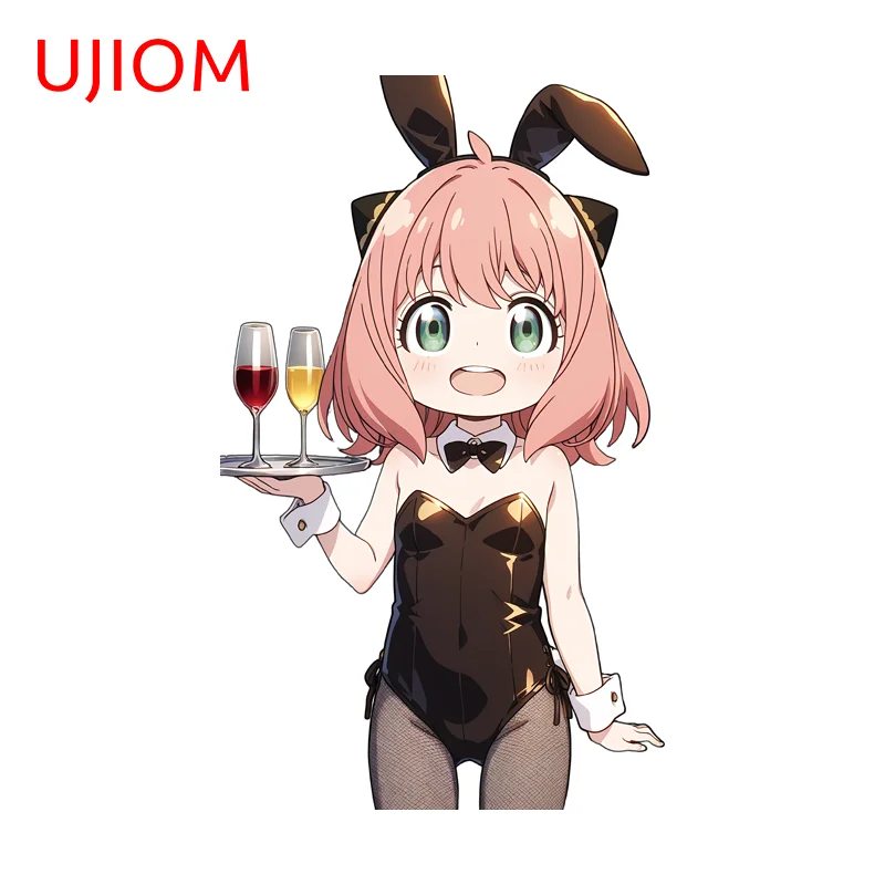UJIOM Anya Cute Anime Character Wall Sticker Exquisite Sunscreen Graffiti Decal Suitable For Unique Bedroom Bathroom Decor