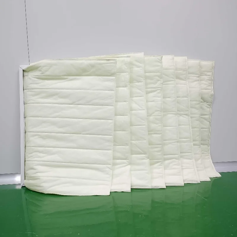 Customizable F9 Frame Air Filter Bag Industrial Spare Parts Filter Supplies Filter Bags