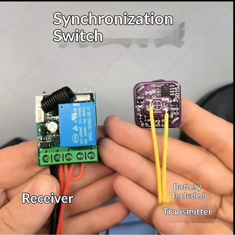 5V12V24V Wireless Synchronous Switch Remote Controller Remote Control Switch Power on And Work Limiter