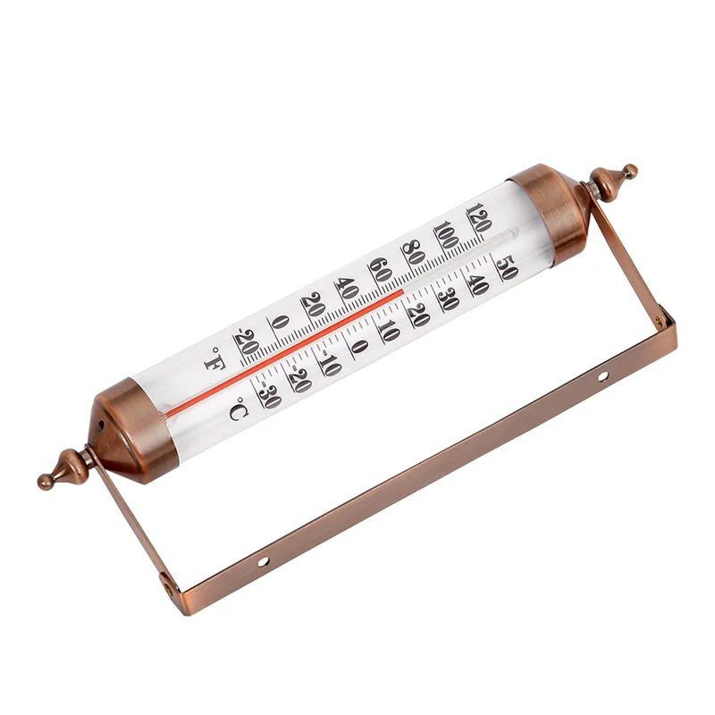 10 Inches New Premium Steel Indoor/Outdoor Thermometer Wireless Decorative