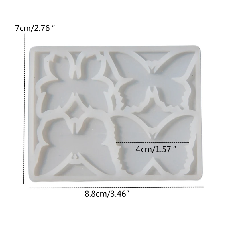 New Silicone Mold Butterfly Pendants Epoxy Resin Molds for DIY Epoxy Resin Crafting Mould Jewelry Making Crafts