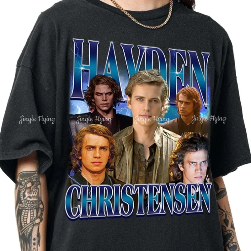 Hayden Christensen Shirt Vintage Anakin Skywalker Vintage 90s Tshirt Unisex Graphic Tee