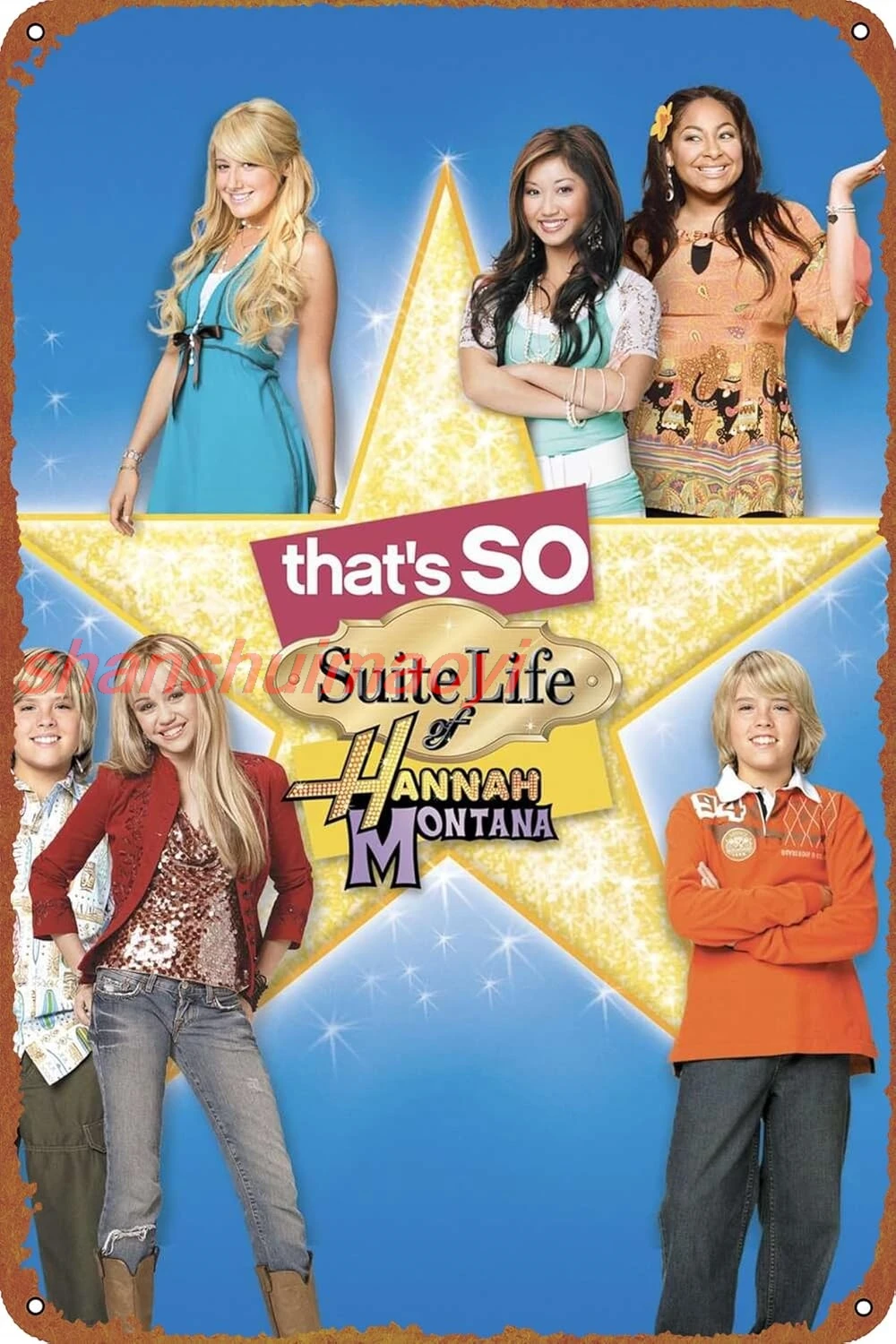 That's So Suite Life of Hannah Montana Movie Poster Retro Metal tin Sign Halloween Tin Sign,Cave,Bar,Club, Home Wall Ar ADS