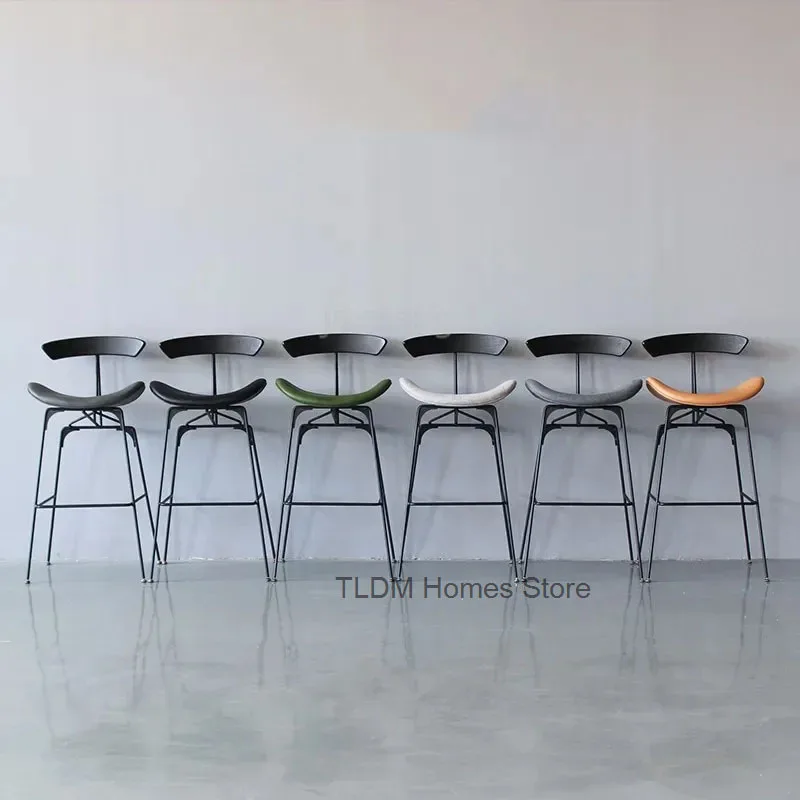 

Nordic Bar Stool Industrial Style Ant Bar Chair Modern Chair for Restaurant Chairs High Stools Home Back Bar Chairs Dining Chair