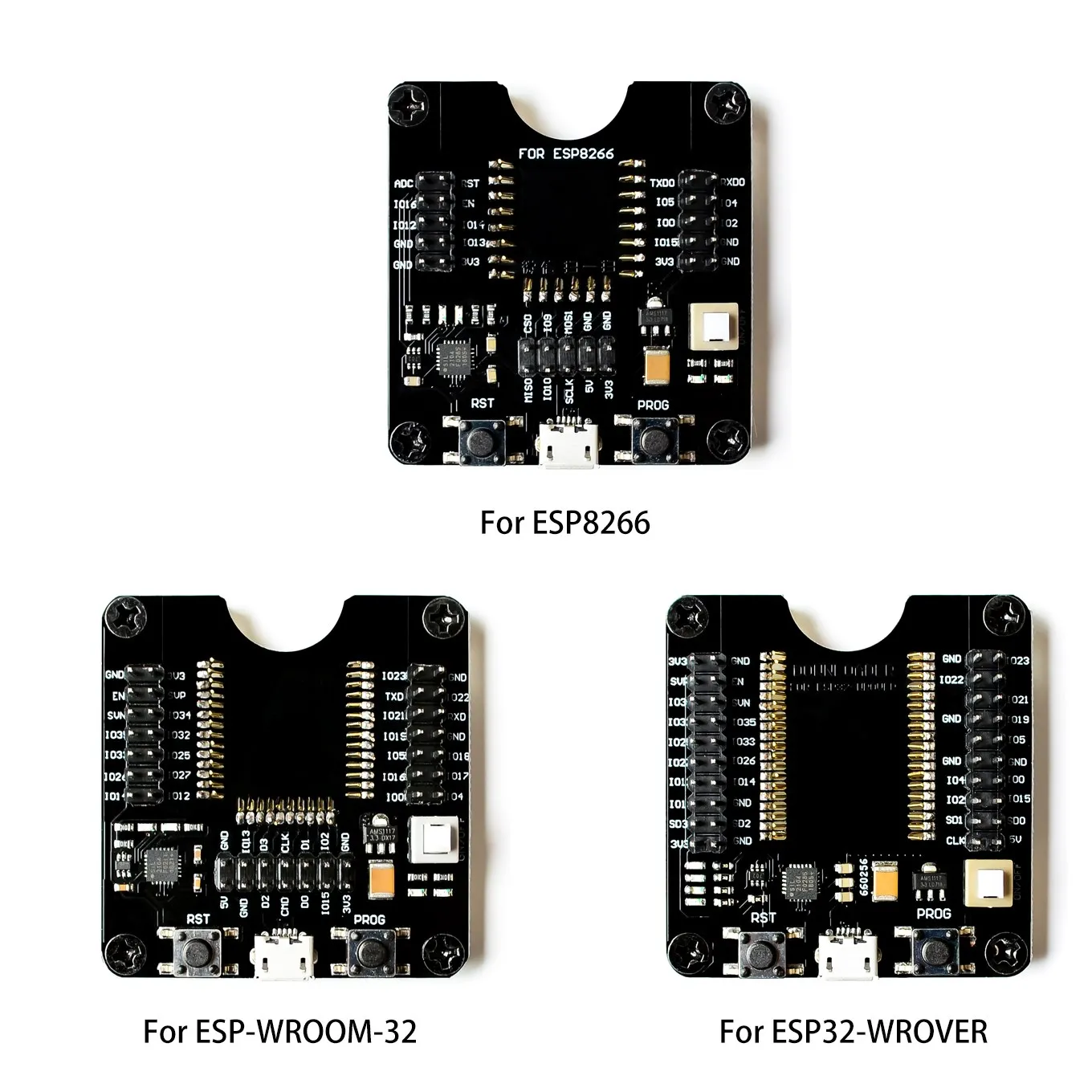Outil de test et de programmation pour carte de développement ESP8266 ESP-32 WROVE, compatible ESP-12F ESP-07S ESP-12S