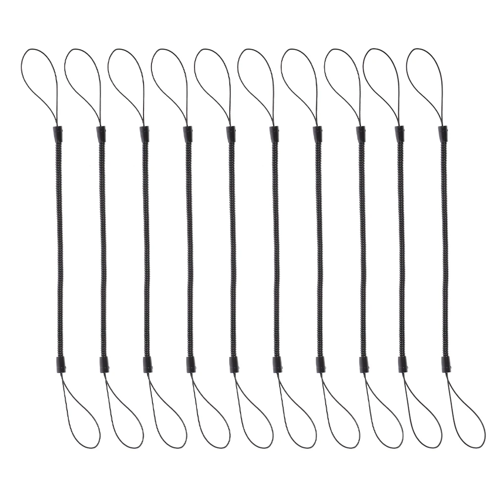 10 Pcs Anti-lost Spring Rope Lanyard Stylus Pen Holder for Lanyards Fixing Ropes