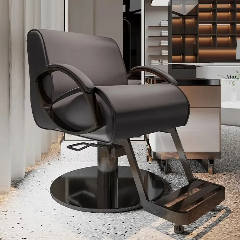 

Luxury Aesthetic Barber Chair Nordic Trendy Comfortable Elastic Beauty Ergonomic Design Cadeiras Para Barbearia Salon Furniture