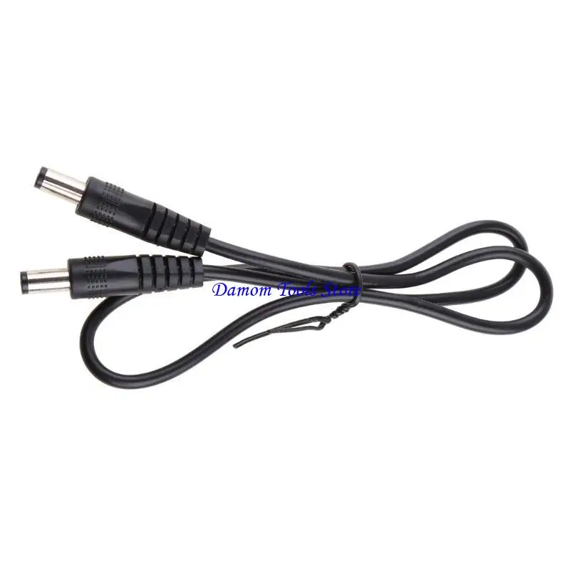 57BE Male to Male Extender Wire 5.5x2.1mm Power Adapter Standalone LED Strip CCTV Power Extension Cable Easy to