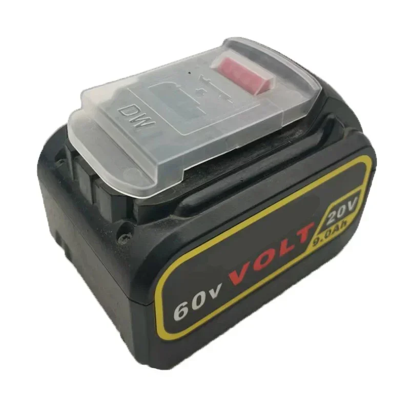 کے لیے XR 14.4V 18V 20V DCB140 DCB183 DCB206 FlexVolt 60V DCB609 Cap Sheath Shield Case کے لیے Dewalt کے لیے Li-ion بیٹری ڈسٹ کور