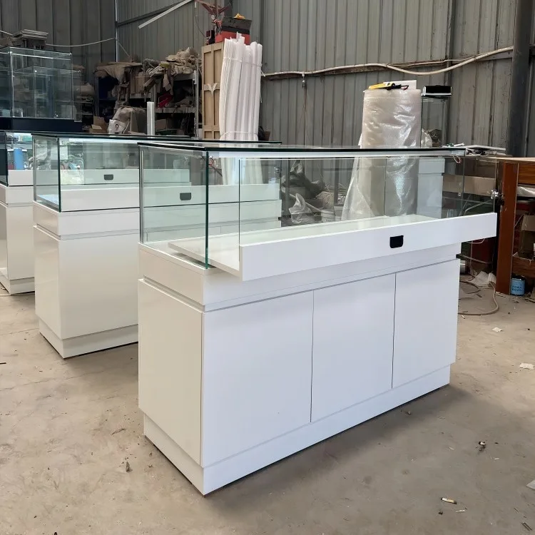 jade jewelry, glass product display cabinet, memorial hall, exhibition counter, container