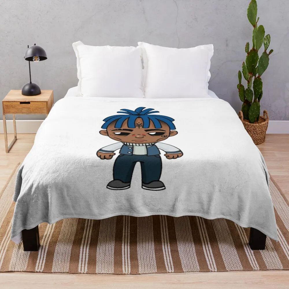 xxxtentation draw cartoon rip Throw Blanket Soft Plaid Soft Beds Plaid on the sofa Blankets