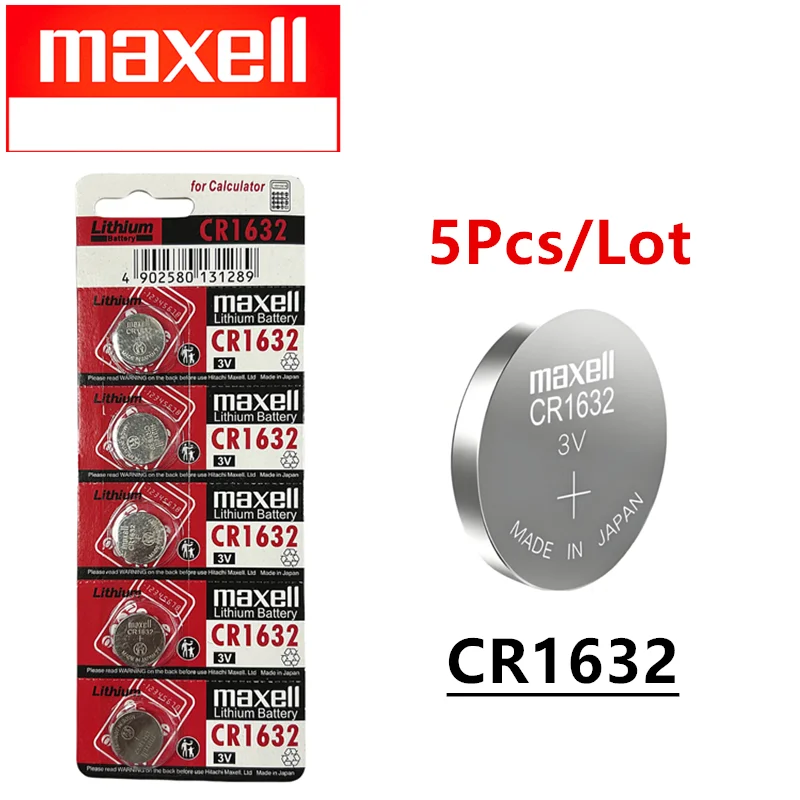 5pcs~30pcs For Maxell CR1632 CR 1632 ECR1632 DL1632 Button Batteries Cell Coin Lithium Battery For Watch Electronic Toy