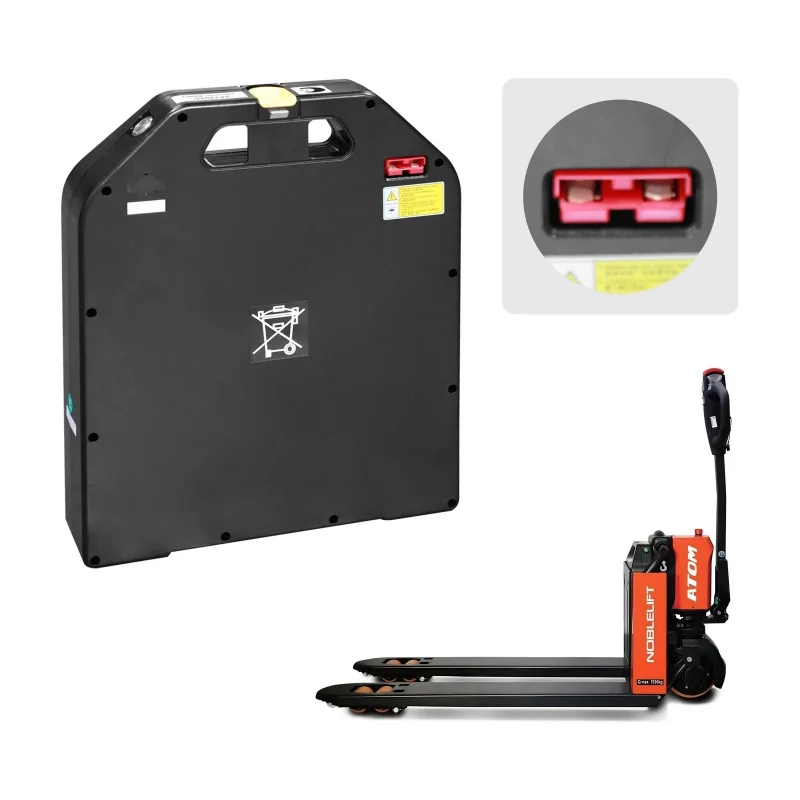 24V 20Ah Lithium Battery for NOBLELIFT ATOM PTE15Q-A CLG2015L-N2 Electric Pallet Truck Jack