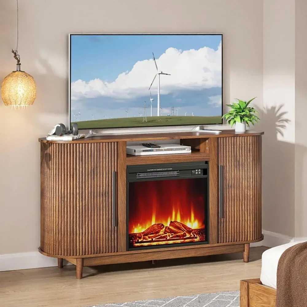 Fluted Tv Stand Wit…