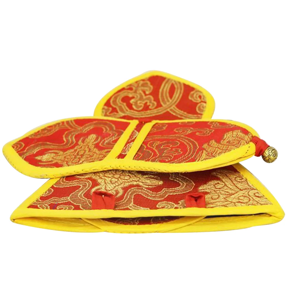 Storage Bags Vajra Thickened Dorje Pouch for Bell Shaped Case Red Musical Instrument