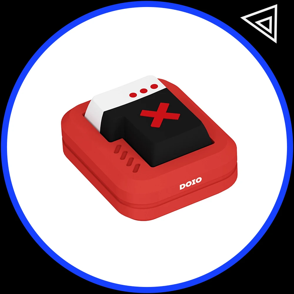 

DOIO KB01-14 Механическая клавиатура из алюминиевого сплава Проводной контроллер возврата каретки Настольный ключ питания Внешний настольный выключатель питания