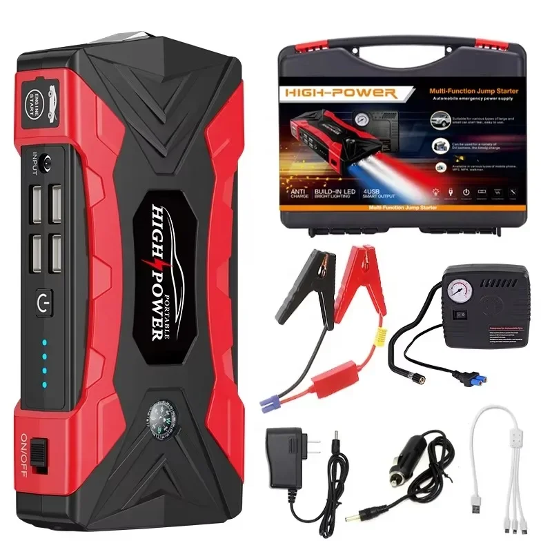 سيارة الانتقال كاتب 3000A 99800mAh 20000mAh بدء جهاز المحمولة قوة البنك بطارية كاتب قاذفة لمقالات معززة السيارة