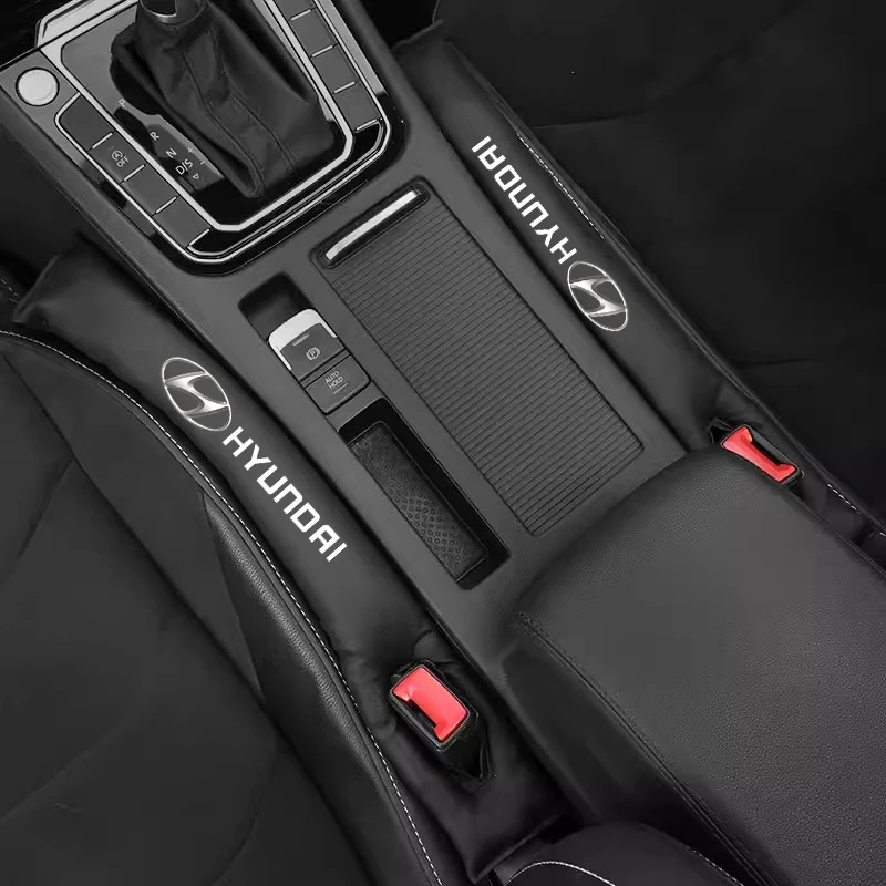 2 Piezas de Relleno para Espacio entre Asientos de Coche, Tira de Sellado a Prueba de Fugas para Hyundai Palisade, Bayon, Tucson, Inster, NEXO, Creta, i30, i20, i10, Grandeur, IONIQ