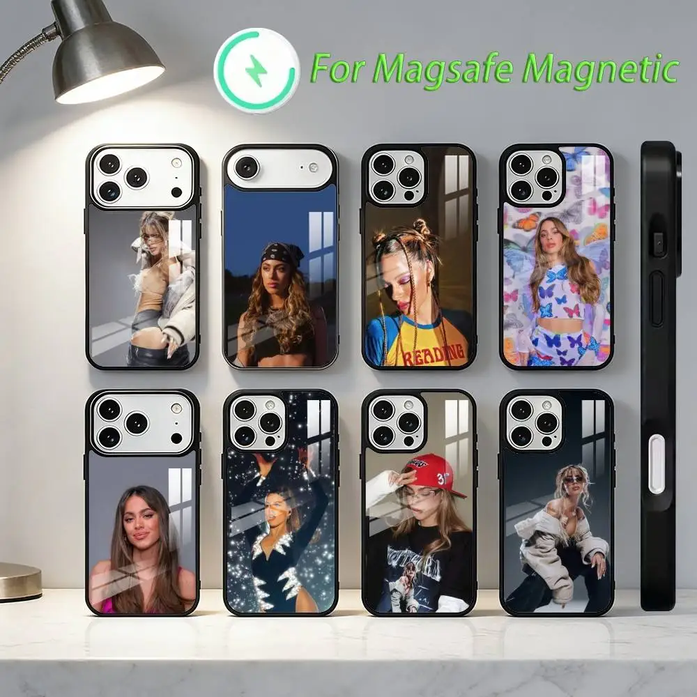 

T-Tini Stoessel Singer Phone Case For iPhone17,16,15,14,13,12,11,Plus,Pro,Max For Magsafe Wireless Charging case