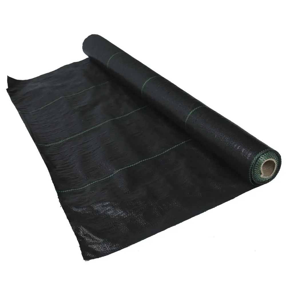 

3 Roll Set 300FT Anti-Weed Fabric 100gsm Landscape Ground Cover Cloth for Garden Weed Control