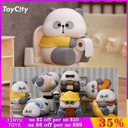Original ToyCity Mr.pa Working Week Series Blind Box Kawaii Animal Anime Figure Doll Desktop Ornaments Collectible Birthday Gift