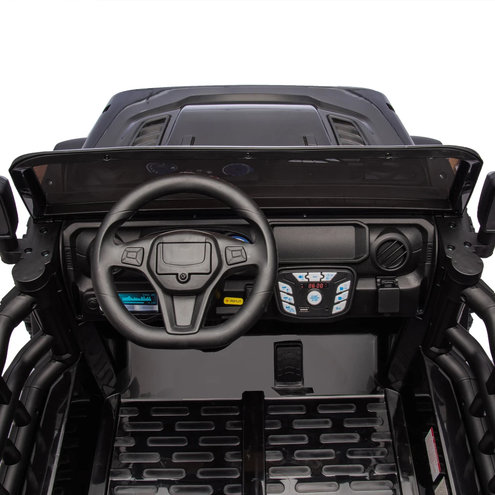 24v crianças de dois lugares viajam em brinquedos de carro elétrico com motor de 400w de controle de pais, suspensão de quatro rodas para crianças de 3 + passeio em brinquedos