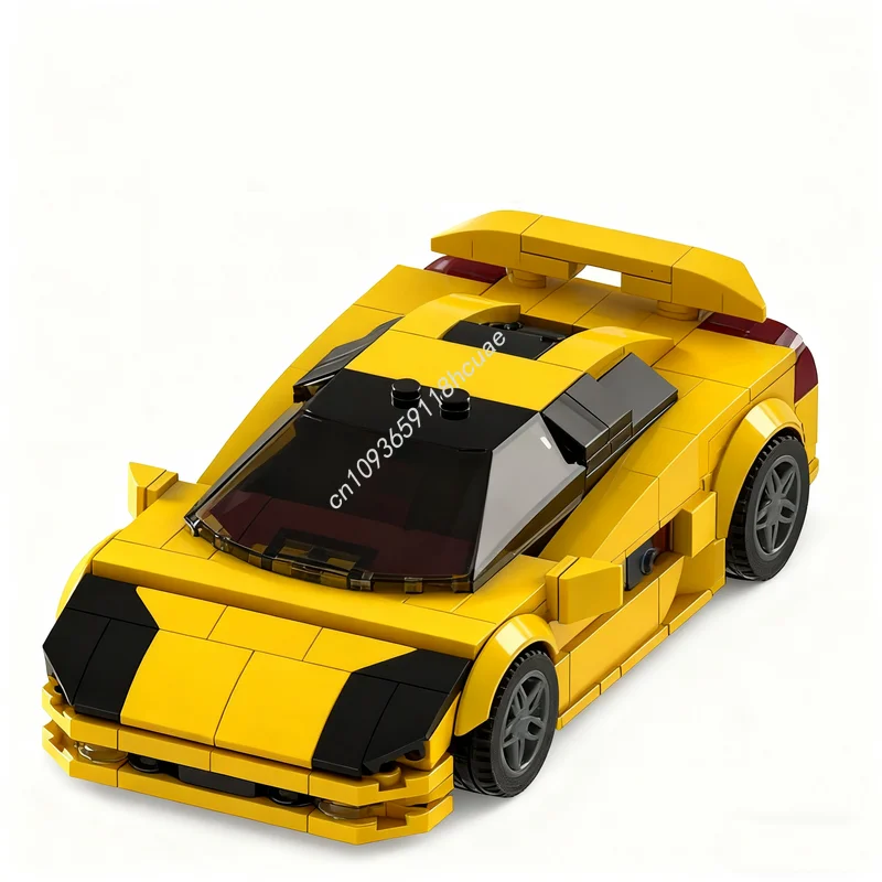 300 Uds. MOC italiano Cala City Champions supercoche modelo bloques de construcción juguetes artesanales de cumpleaños creativos niños montar regalos de navidad