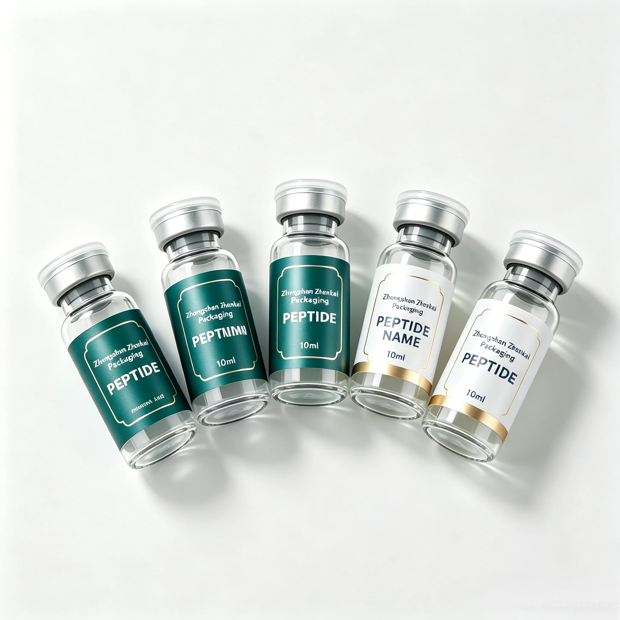 Custom Waterproof Vinyl Adhesive Labels And Paper Box Kits Compatible With Various Small Cosmetic Perfume Bottles