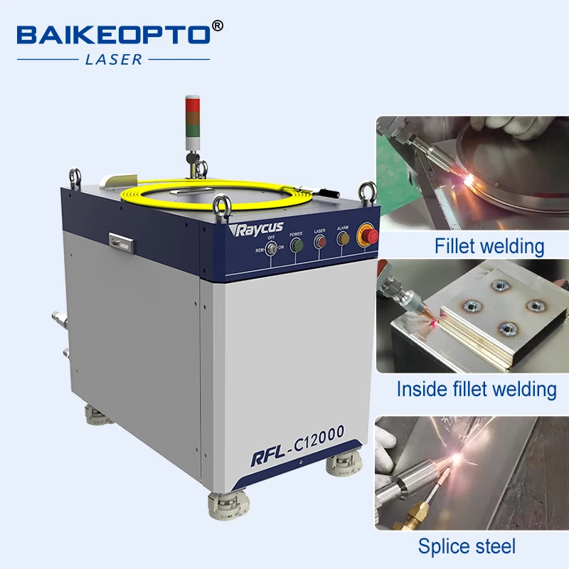 Raycus 12KW 12000W Fiber Laser Source for dust remove welding cutting equipment