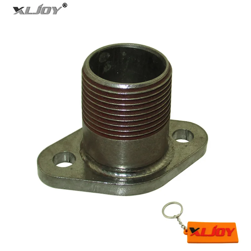 XLJOY Threaded Exhaust Adaptor Flange For Honda GX390 Go Kart Mini Bike