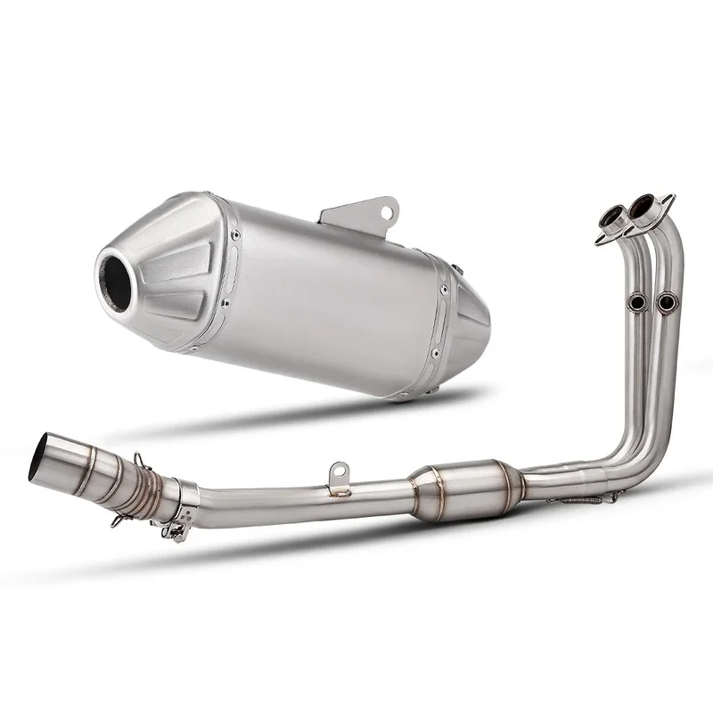 Stainless Steel Front Connection Pipe 51mm for CFMOTO 450MT 450SR 450NK Motorcycle