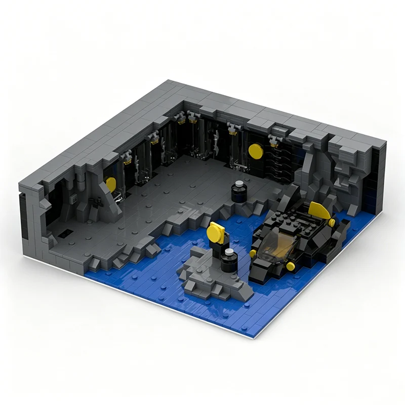 Popular Anime Model MOC Building Bricks Underground Chamber Modular Technology Gifts Holiday Assemble Children Toys Suit view 2