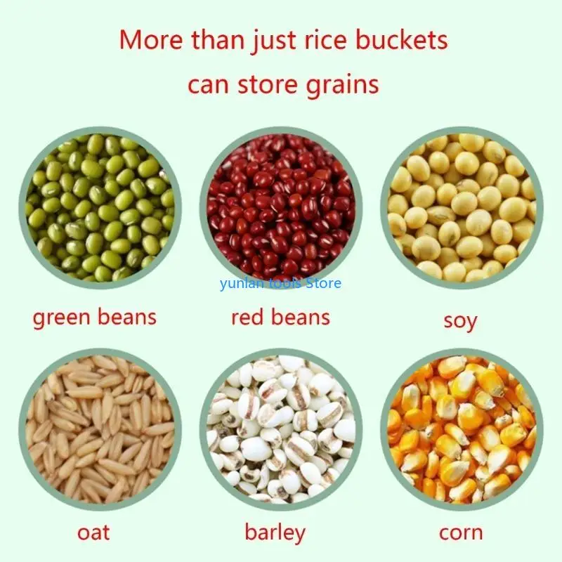 

50LB Grain Storage Box with Lid Sealing PET Container