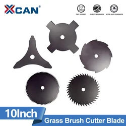 XCAN 10Inch Grass Brush Cutter Blade 3/4/8/40/80T Grass Trimmer Head Cutter for Garden Power Tools Decespugliatore Accessories