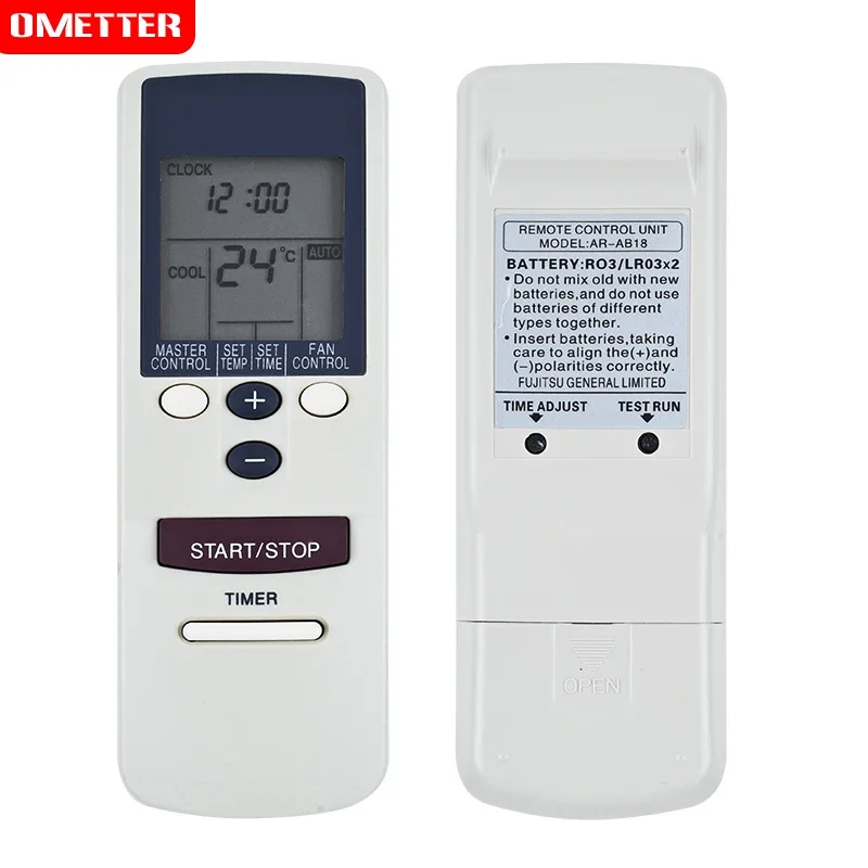 

New A/C Remote Control Suitable for Fujitsu AR-AB18 AR-AB19 AR-AB20 AR-AB33 AR-AB15 AR-AB16 AB17 Air Conditioner Replacement