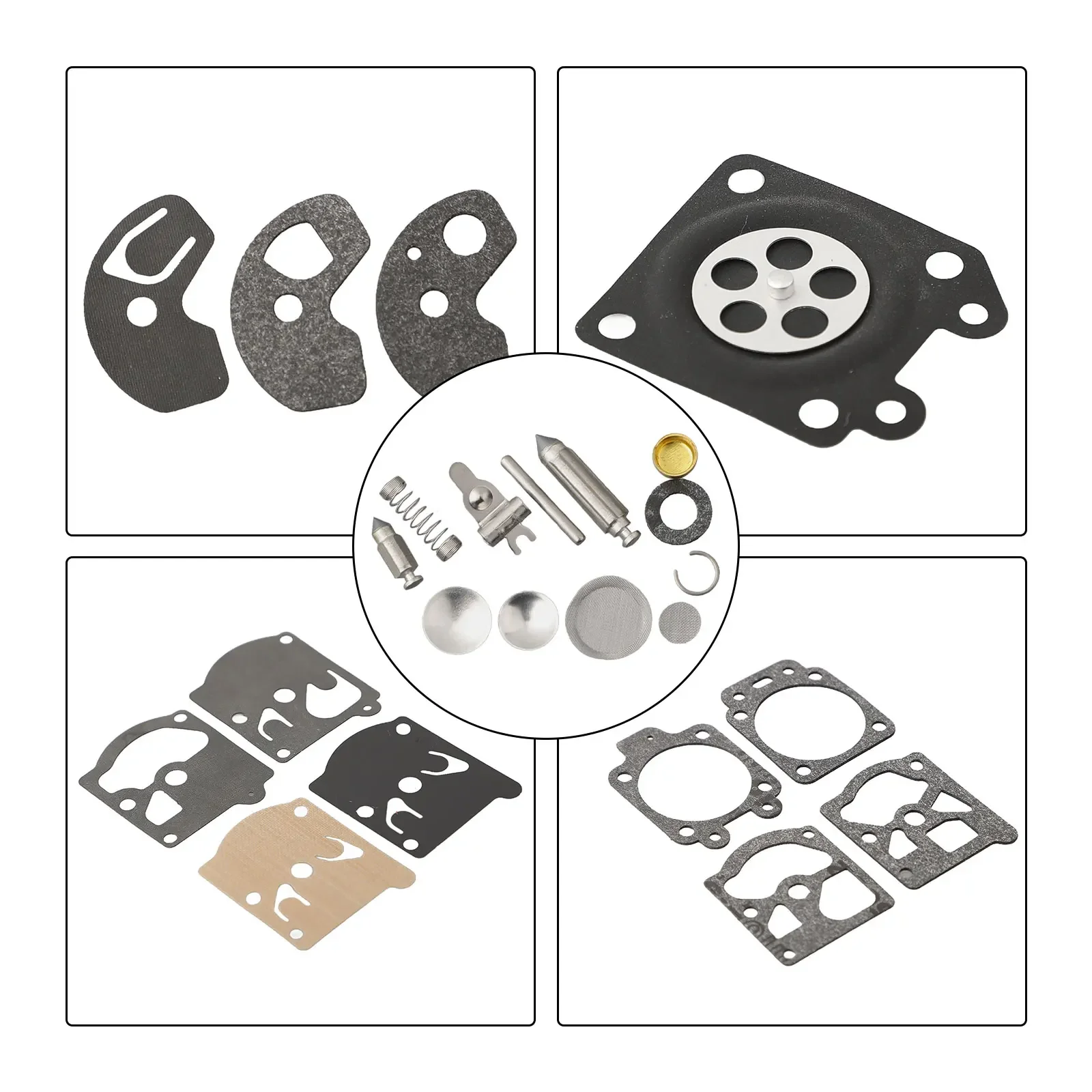 Imagem -05 - Kit de Reparo Confiável de Pacotes para Vedação de Diafragma de Carburador Walbro K10 Wat Wad10 Wat Garante Operação Suave do Motor