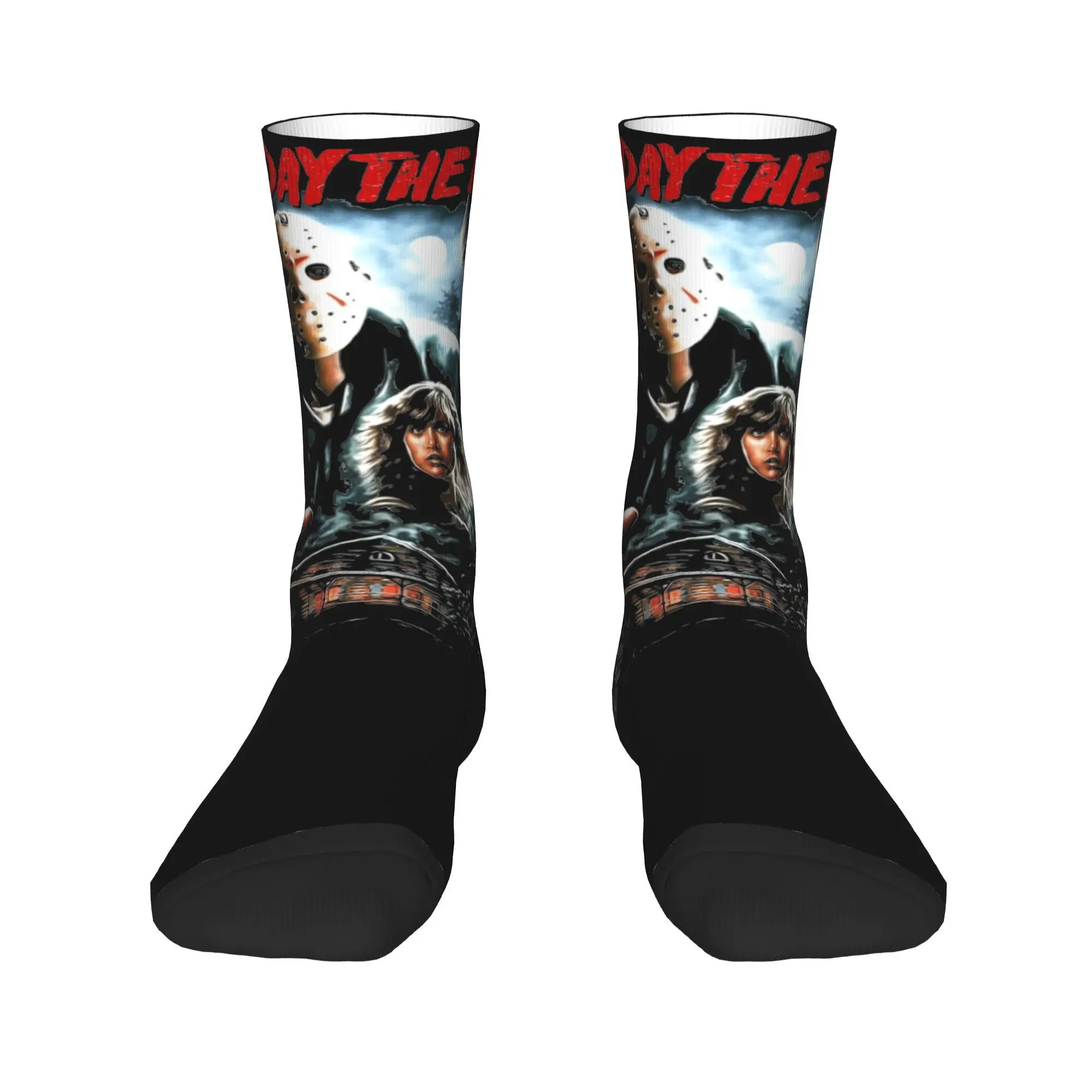 Friday 13th Halloween Movie 2024 Socks Accessories For Men Women  Jason Voorhees  Sports Socks Comfortable Stocking