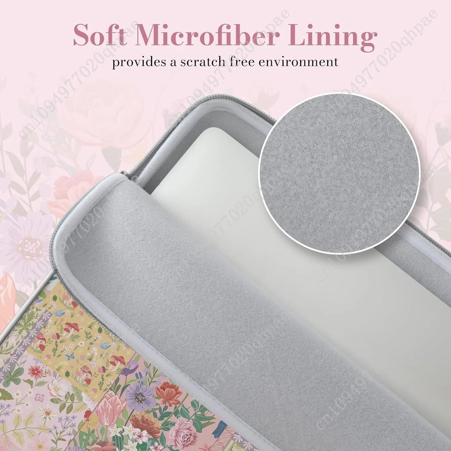 حافظة كمبيوتر محمول iCasso مقاس 13 بوصة لجهاز MacBook Air 13-13.6 بوصة M3/M2/M1، حافظة كمبيوتر محمول لطيفة لجهاز MacBook Pro مقاس 13 بوصة، حماية نحيفة