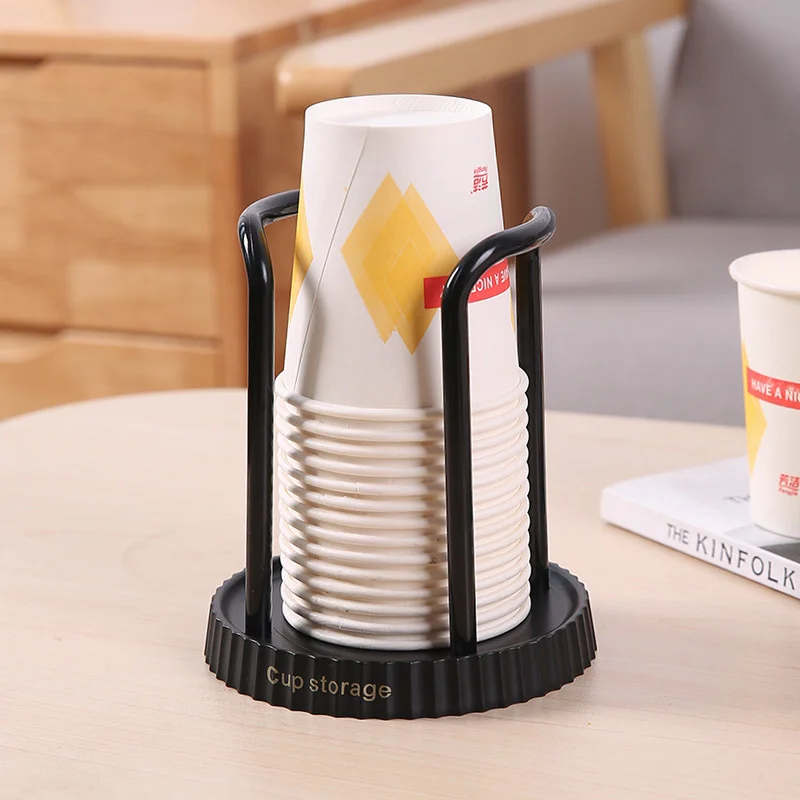 Household Simple Paper Cup Holder Storage Rack Multifunctional Desktop Coffee Milk Tea Cup Storage Rack Cup Taker Without Cup