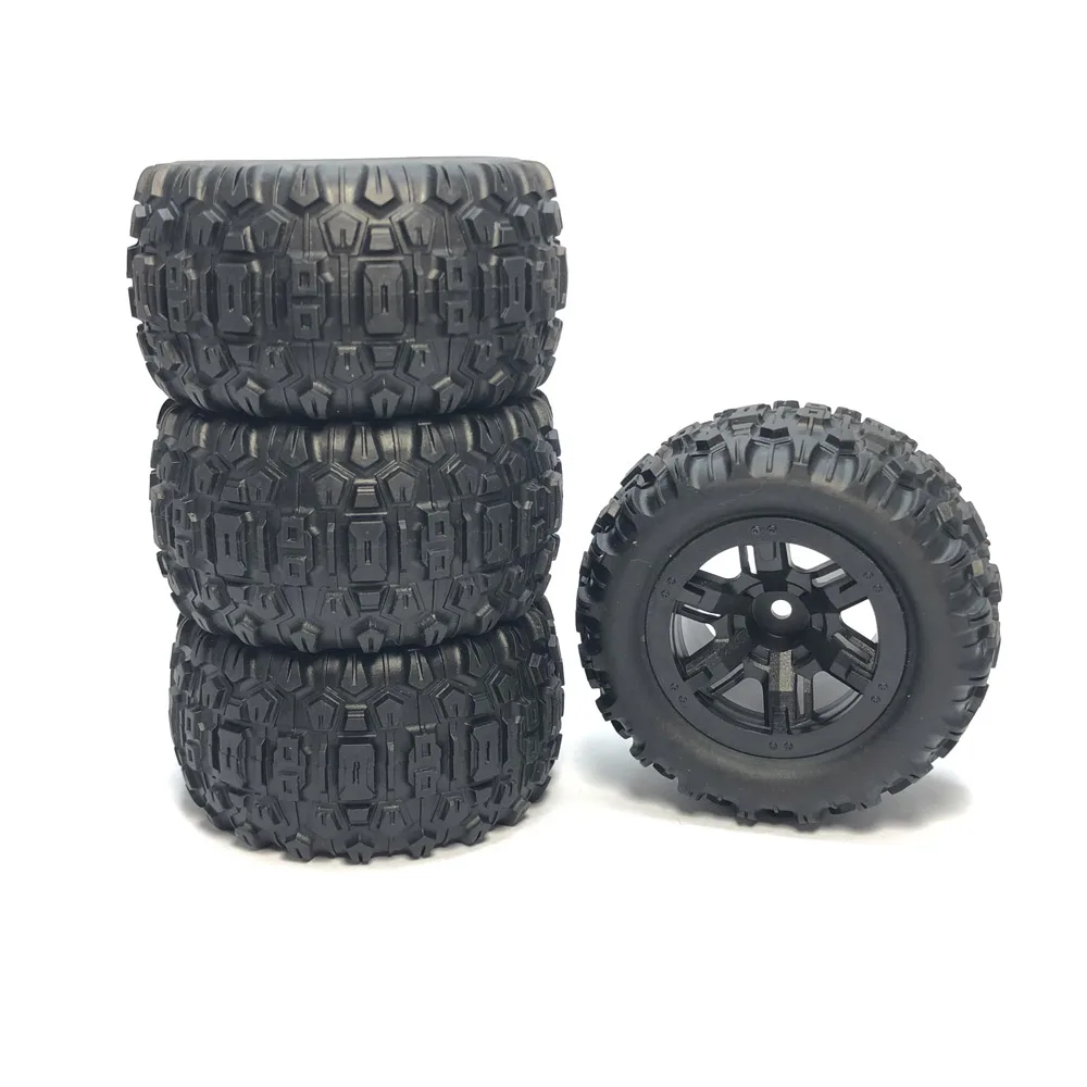 Original Tires Tyres MJX H16H H16E H16P RC Car Spare Parts Hyper Go Truck Replacement Accessories Off Road Wheel