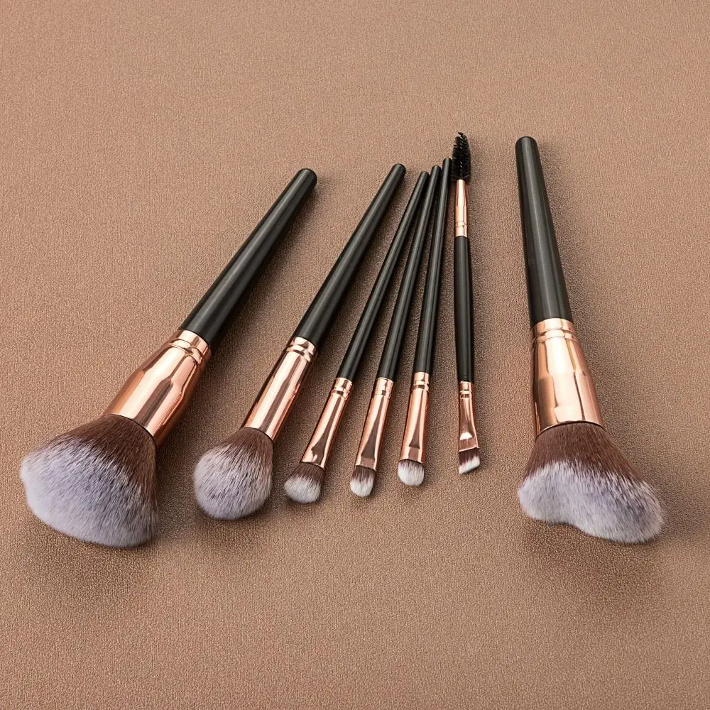 10 pçs/set durável champanhe conjunto de escova de maquiagem cosméticos blush ferramenta de maquiagem sombra ferramentas de beleza profissional para mulher