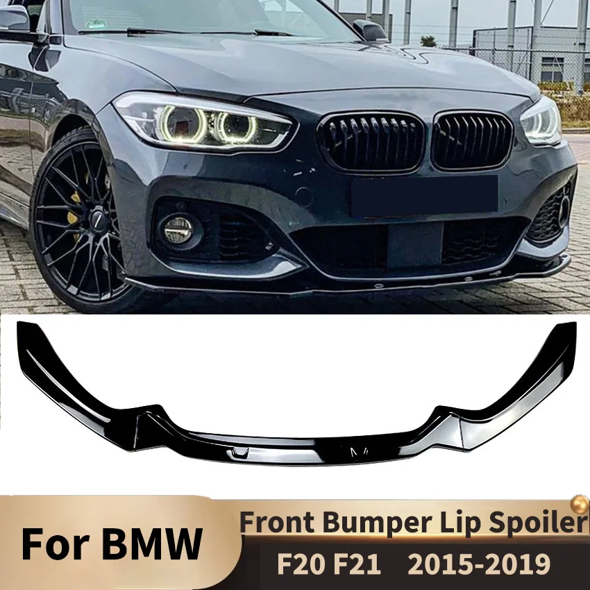 

For BMW F20 F21 2015-2019 Car Front Spoiler Lip Spoiler Diffuser Body Kit Tuning M-Pack 118i 118d 120i 120d M135i M140i Series