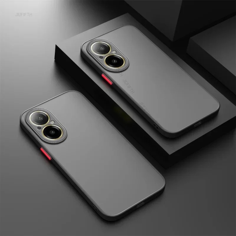 Shockproof Armor Matte Case For OPPO Realme C67 4G C65 Soft TPU Bumper Hard Cover Capas On Orrs Realmi 11 pro + 12 Plus C53 C55