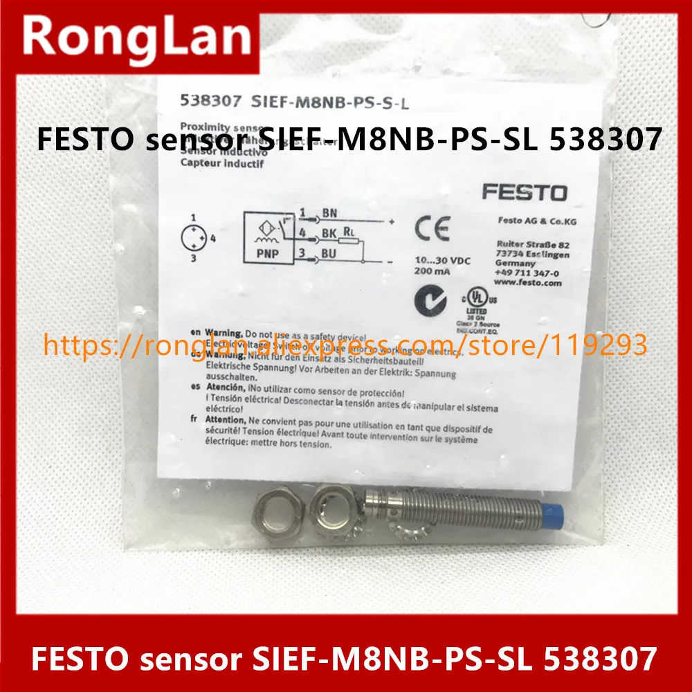 

[SA] New original special sales FESTO sensor SIEF-M8NB-PS-SL SIEF-M8NB-PS-S-L Spot 538307