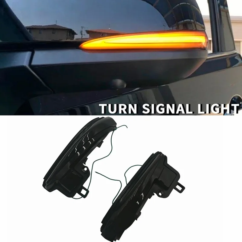 

Зеркало заднего вида, светодиодный динамический указатель поворота для Toyota Alphard Vellfire Tacoma N300 RAV4 XA50 Highlander XU70 2020