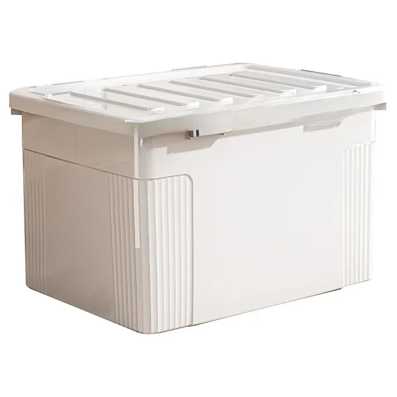 Plastic storage box, extra large quilt, clothes sorting box, bedroom snacks, sundries, storage box with lid, dust box.