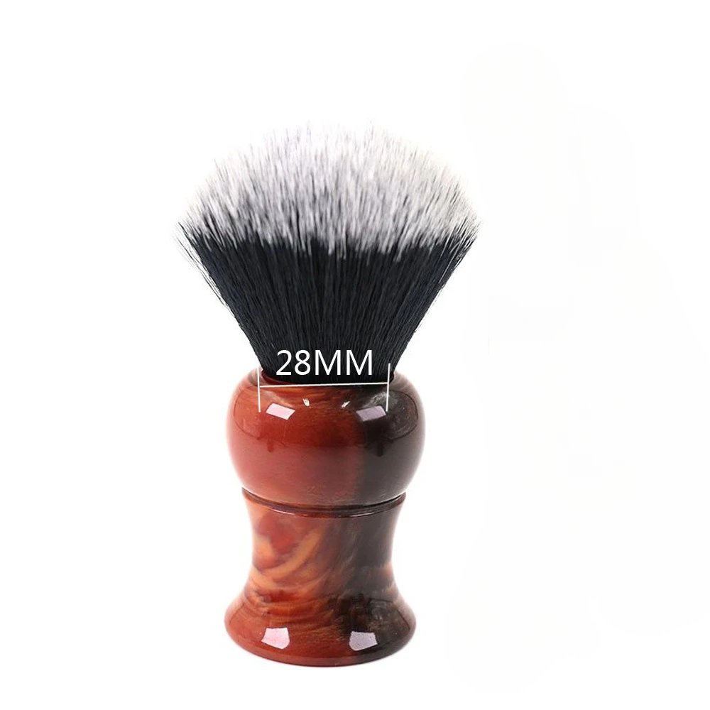 Shaving Brush Yaqi 28mm Tuxedo Synthetic Knot Men's Shaving Brush For Men Men Shaving Products