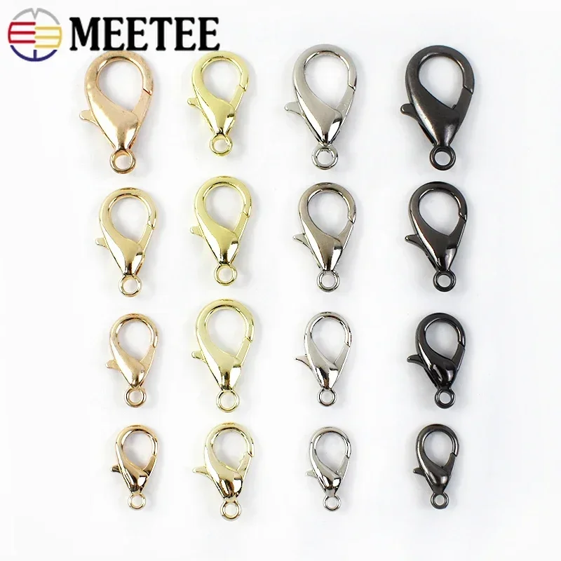 10/20Pcs 16/18/21/23/25/30/35mm Metal Buckles For Bag Lobster Trigger Clip Clasp Chain Snap Hooks DIY Hardware Sewing Accessorie